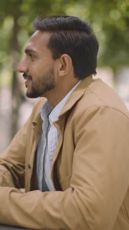 Muslim-Couple-On-Date-Meeting-And-Talking-On-City-Street-Together